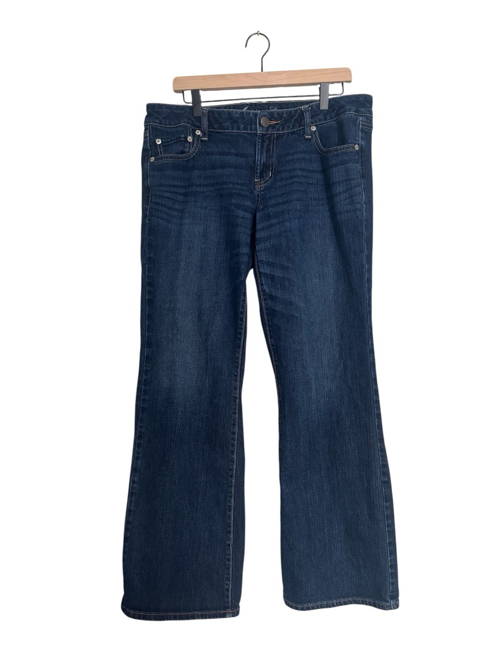 American Eagle Favorite Boyfriend Jeans 14 Long Dark Wash